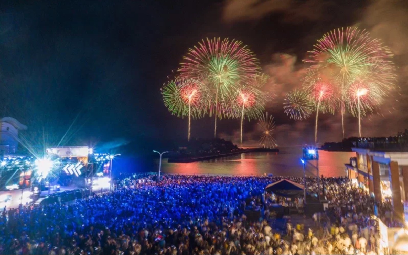 夏日音樂節「將軍吼」將於7月20、21日兩天登場，邀來天團、歌手熱唱，連續兩天都有煙火秀演出。圖／南市府觀光旅遊局提供