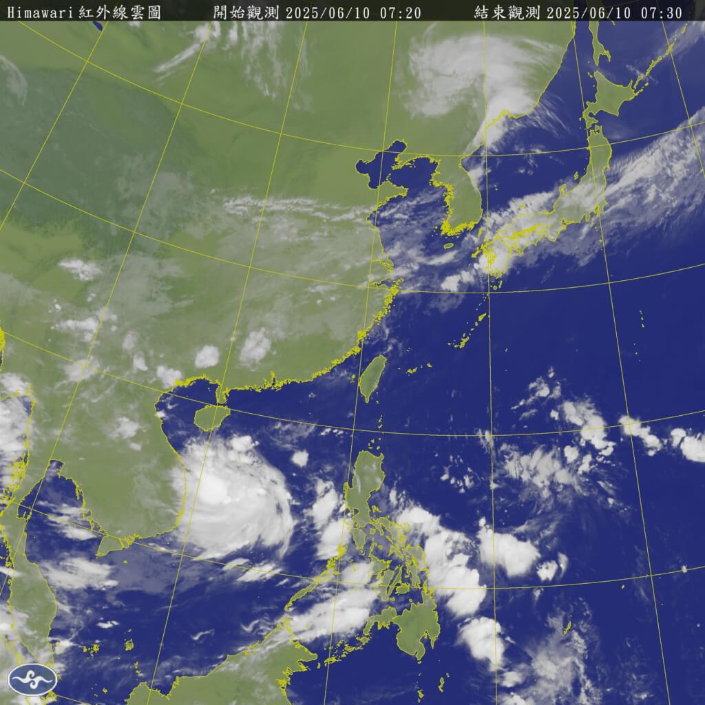 南海熱帶擾動將升級,全台12-14日有雨!氣象署:首颱「蝴蝶」仍待觀察,留意大雨與高溫