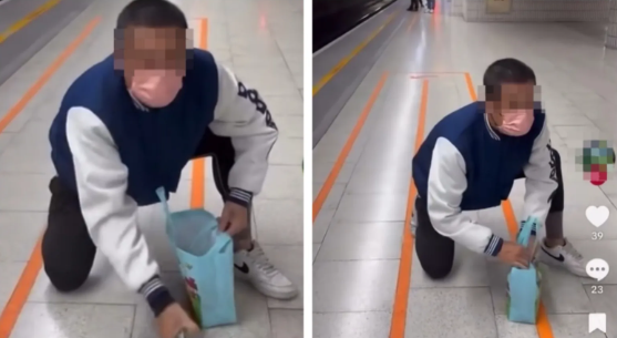 黃媽媽私房雞肉員工高鐵拍片模仿張文　品牌急道歉：已即刻開除