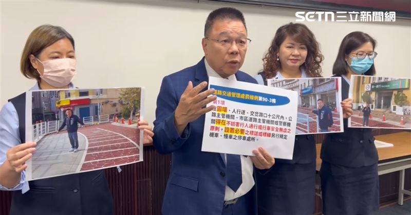 蔡育輝成焦點　人行道停車格風波未歇　又被點名捲入綠營初選爭議